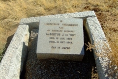 Du Toit, Albertus born 16 January 1889 died 31 October 1948