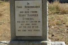 Stroebel, Henry Harries died 25 June 1935 aged 68