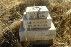 Unknown, Beulah born 14 October 1908 died 24 May 1914