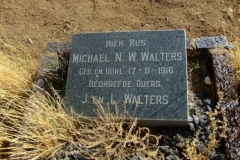 Walters, Michael N son of J + L born+ died 17 August 1916