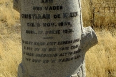 De Klerk, Christiaan born 09 November 1856 died 17 July 1931