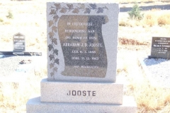 Jooste, Abraham born 08 March 1888 died 31 December 1963
