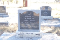 Jooste, Jacobus Johannes born 08 March 1879 died 19 September 1960 + Jacomina Jacoba born 08 Janaury 1884 died 28 August 1962