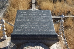 Jooste, Jacobus Johannes born 28 September 1918 died 23 January 1953