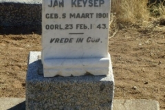 Keyser, Jan born 05 March 1901 died 23 February 1943