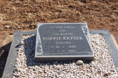 Keyser, Poppie nee Grove born 22 July 1894 died 01 July 1983