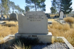 Le Roux, Johannes H born 14 October 1876 died 18 October 1945