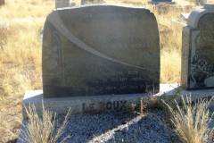 Le Roux, Johannis Mans born 19 June 1929 died 27 March 1959