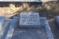 Malan, Jacobus JP born 02 June 1883 died 09 July 1963