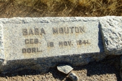 Mouton, Baba born + died 18 November 1941
