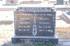 Rossouw, Gideon Johannes + Helena Susanna