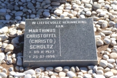 Scholtz, Marthinus Christoffel born 09 November 1923 died 25 July 1996