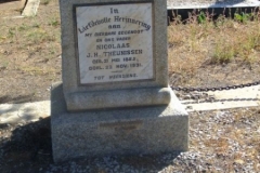 Theunissen, Nicolaas JH born 21 May 1855 died 22 November 1931