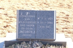 Unknown, Oupa Jacobus J Koos born 07 January 1927 died 10 July 1984