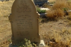Van Schalkwyk, Jacobus Hendrik born 23 June 1843 died 03 August 1902
