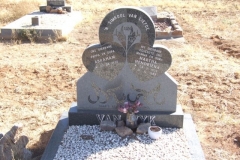 Van Wyk, Abraham born 03 April 1930 + Martha Hendriena born 04 January 1933 died 01 October 1989