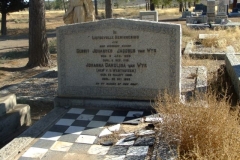 Van Wyk, Gerrit Johannes Jacobus born 03 January 1853 died 03 December 1918 + Johanna Carolina nee Van der Westhuizen born 23 March 1853 died 22 May 1922