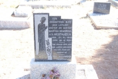 Van der Westhuizen, Martha Hendrina born 10 June 1940 died 28 December 1954