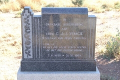 Visagie, Eerw CJJ born 07 July 1899 died 31 October 1959