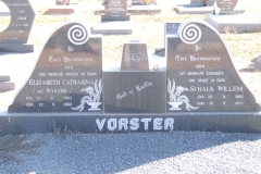 Vorster, Elizabeth Catharina nee Wykerd born 12 June 1903 died 27 May 1982 + Shcalk Willem born 20 September 1897 died 18 May 1977