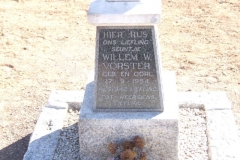 Vorster, Willem W seuntjie born + died 17 Setpember 1954