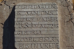 Walters, MVS born 1863 died 1952 aged 89 years