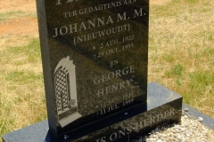 Adams, Johanna M.M. + George Henry