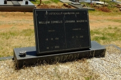 Dixon, William Cornelis + Johanna Magrieta