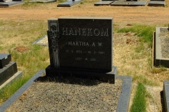 Hanekom, Martha A.W.