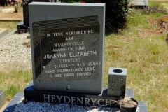 Heyndenrych, Johanna Elizabeth