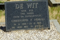 De Wit, Christoffel F.