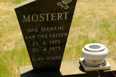 Mostert, Unknown