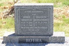 Botha, George Sebastiaan + Olga Ruth