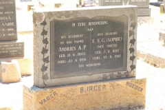 Burger, Andries A.P. + E.S.G.