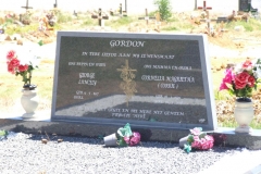 Gordon, Cornelia Margrietha + George Lancely