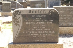 Mouton, Erasmus Johannes + Elsie Sophia Gloudina