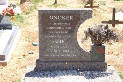 Oncker, Sarie