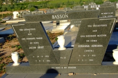 Basson, Jacob Deist and Johanna Adriana nee Steyn