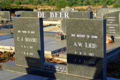 De Beer, E J and De Beer A W