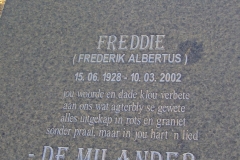 De Milander, Frederik Albertus