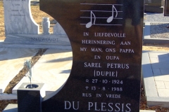 Du Plessis, Sarel Petrus( Dupie)