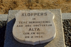 Kloppers, Alta