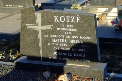 Kotze, Martha Helena + Kotze, Johannes Dawid