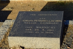 Lombard, Adriana Petronella Jacomina Nellie nee Warnich