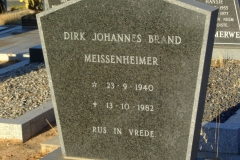 Meissenheimer, Dirk Johannes Brand