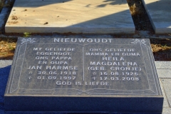 Nieuwoudt, Jan Harmse + Nieuwoudt, Heila Magdalena
