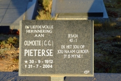 Pieterse, Oumoetie (C C )