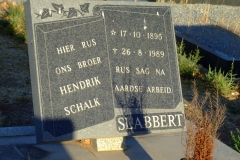 Slabbert, Hendrik Schalk
