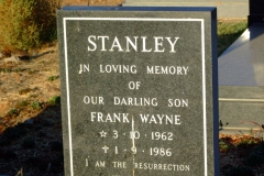 Stanley, Frank Wayne