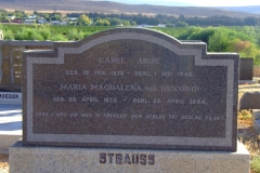 Strauss, Carel Aron + Strauss, Maria Magdalena